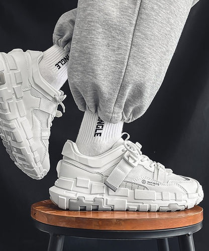 カジュアルストリートスニーカー厚底シューズ(４カラー)