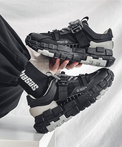 カジュアルストリートスニーカー厚底シューズ(４カラー)