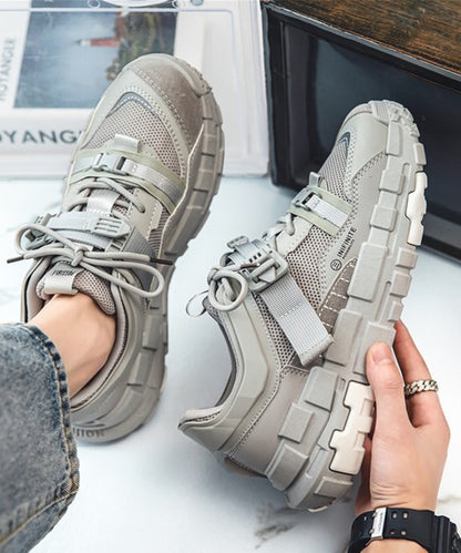 カジュアルストリートスニーカー厚底シューズ(４カラー)