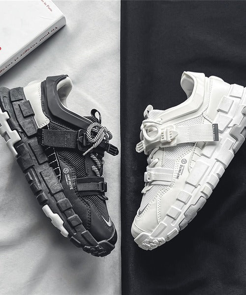 カジュアルストリートスニーカー厚底シューズ(４カラー)