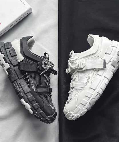 カジュアルストリートスニーカー厚底シューズ(４カラー)