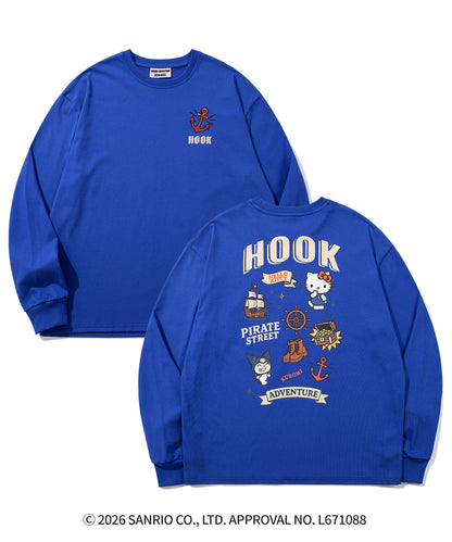 HOOK -original-　サンリオキャラクターズ コラボ バックプリントロンTEE