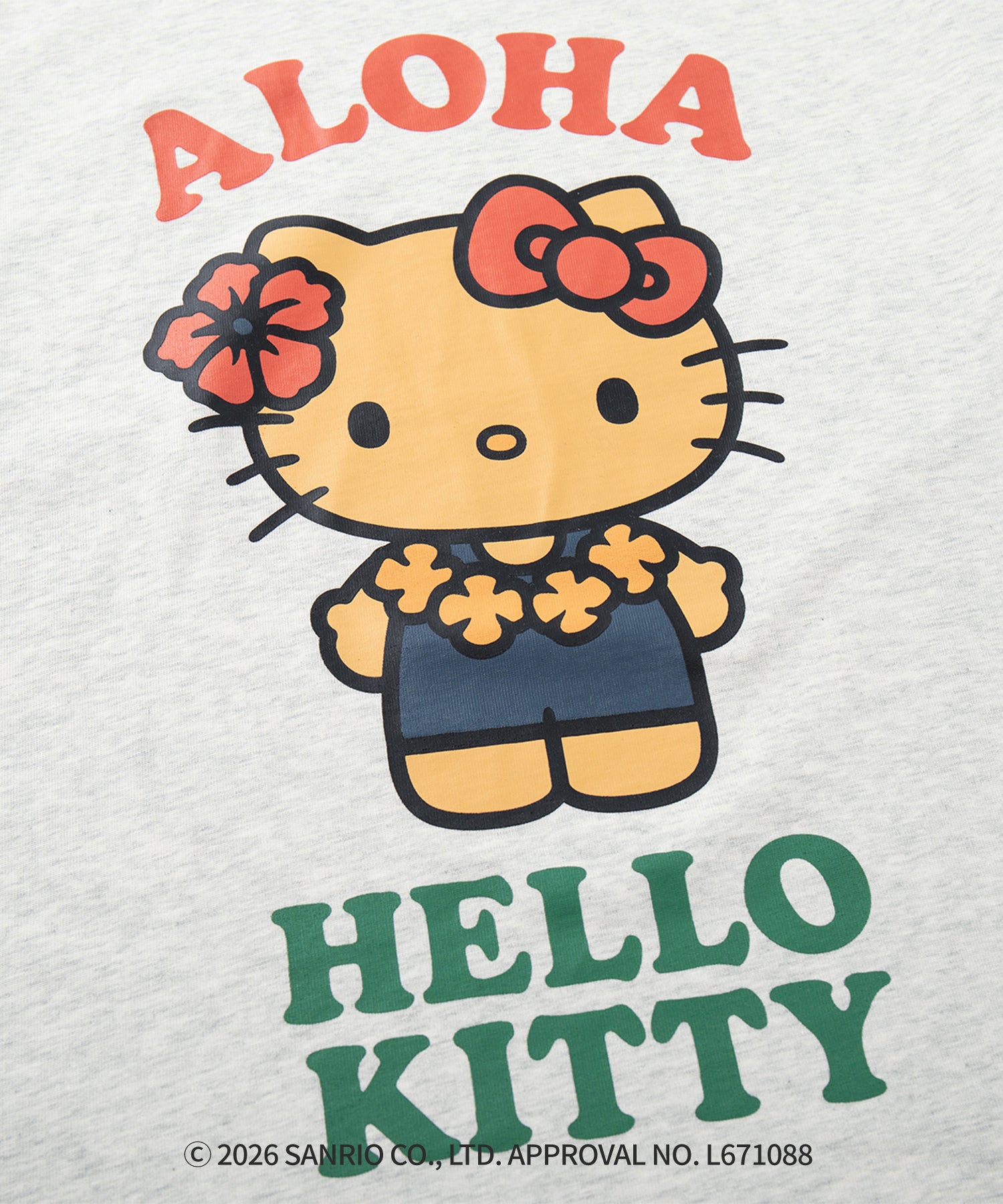 HOOK -original-　サンリオキャラクターズ コラボ バイカラープリントリンガーTシャツ