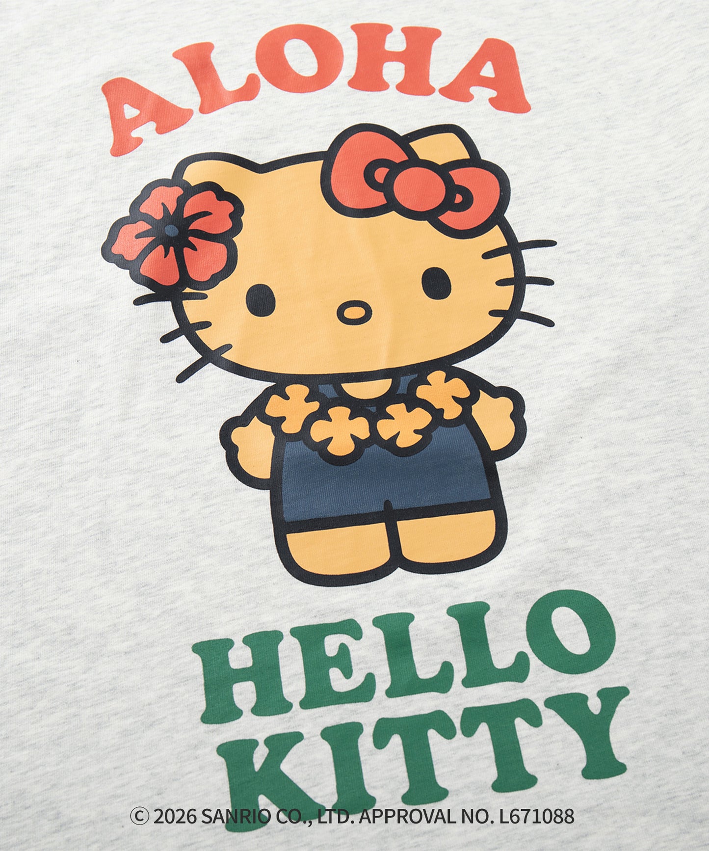 HOOK -original-　サンリオキャラクターズ コラボ バイカラープリントリンガーTシャツ