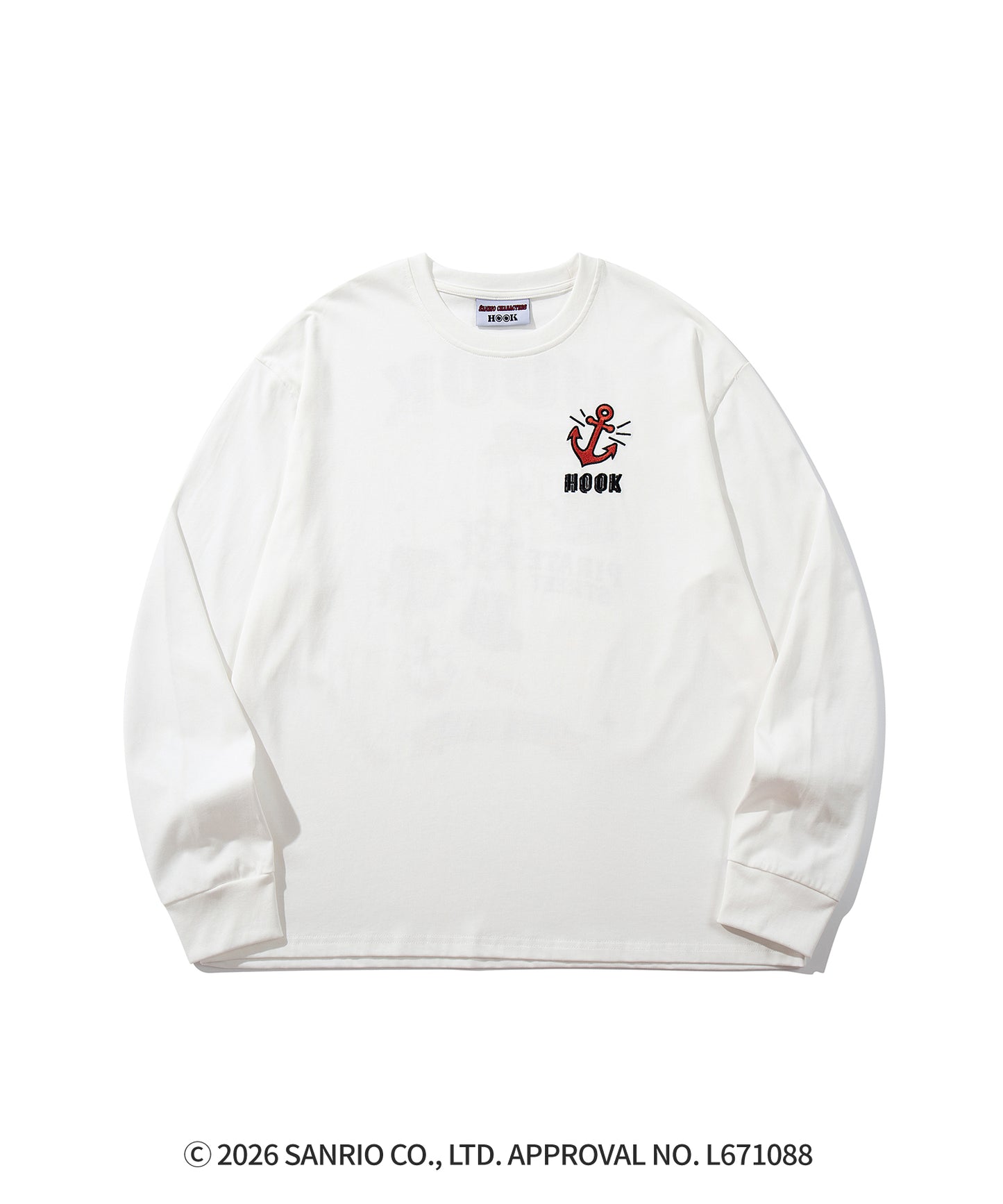 HOOK -original-　サンリオキャラクターズ コラボ バックプリントロンTEE