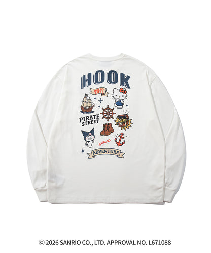 HOOK -original-　サンリオキャラクターズ コラボ バックプリントロンTEE