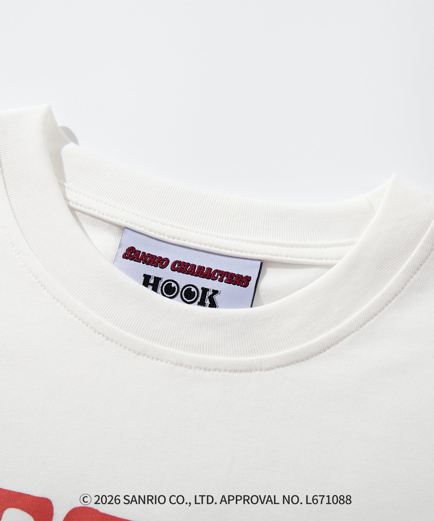 HOOK -original-　サンリオキャラクターズ コラボ プリントTシャツ