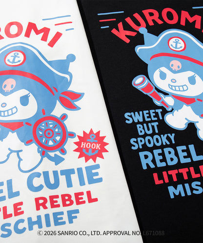 HOOK -original-　サンリオキャラクターズ コラボ 配色プリントTシャツ