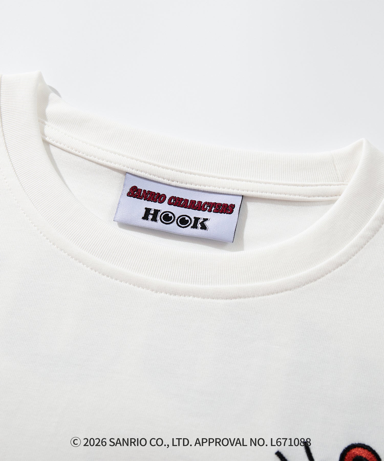 HOOK -original-　サンリオキャラクターズ コラボ バックプリントロンTEE