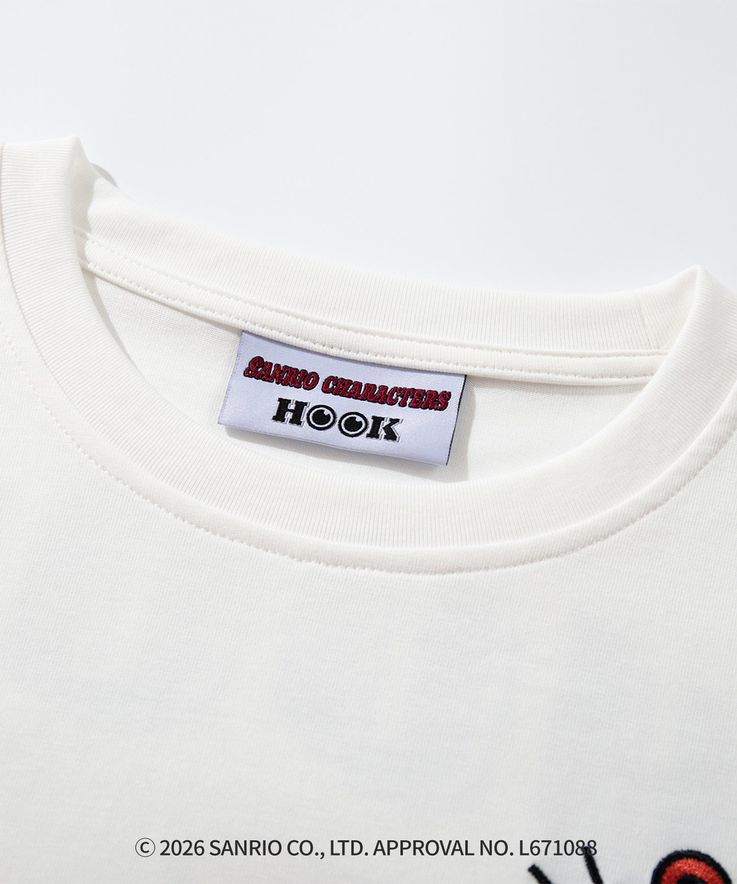HOOK -original-　サンリオキャラクターズ コラボ バックプリントロンTEE