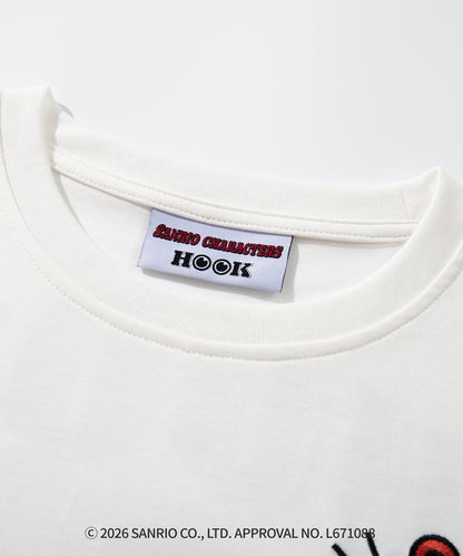 HOOK -original-　サンリオキャラクターズ コラボ バックプリントロンTEE