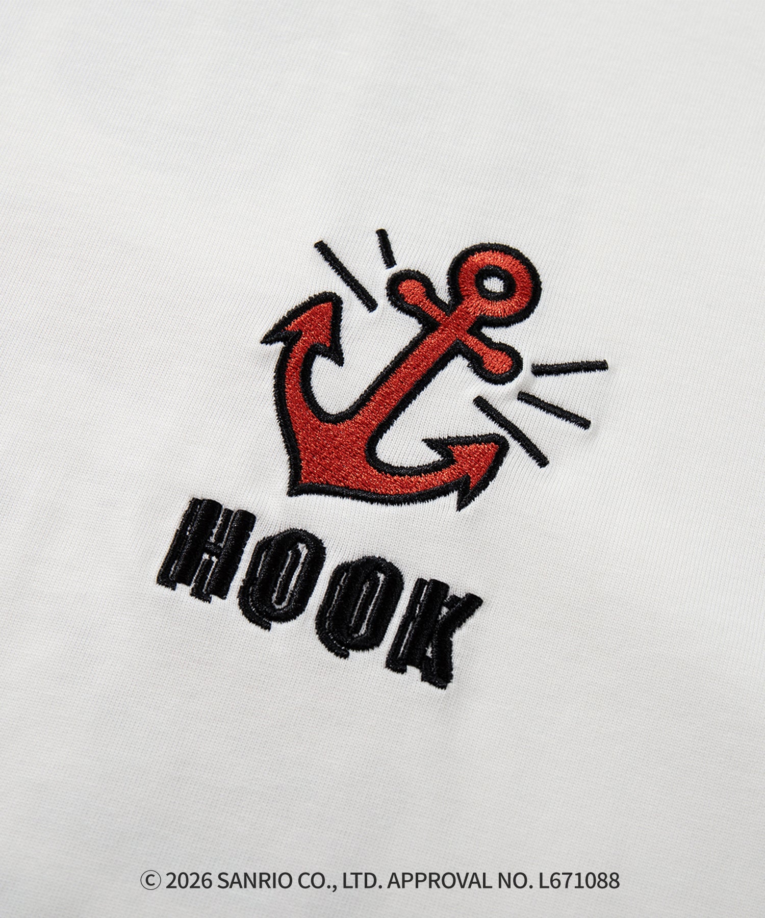HOOK -original-　サンリオキャラクターズ コラボ バックプリントロンTEE