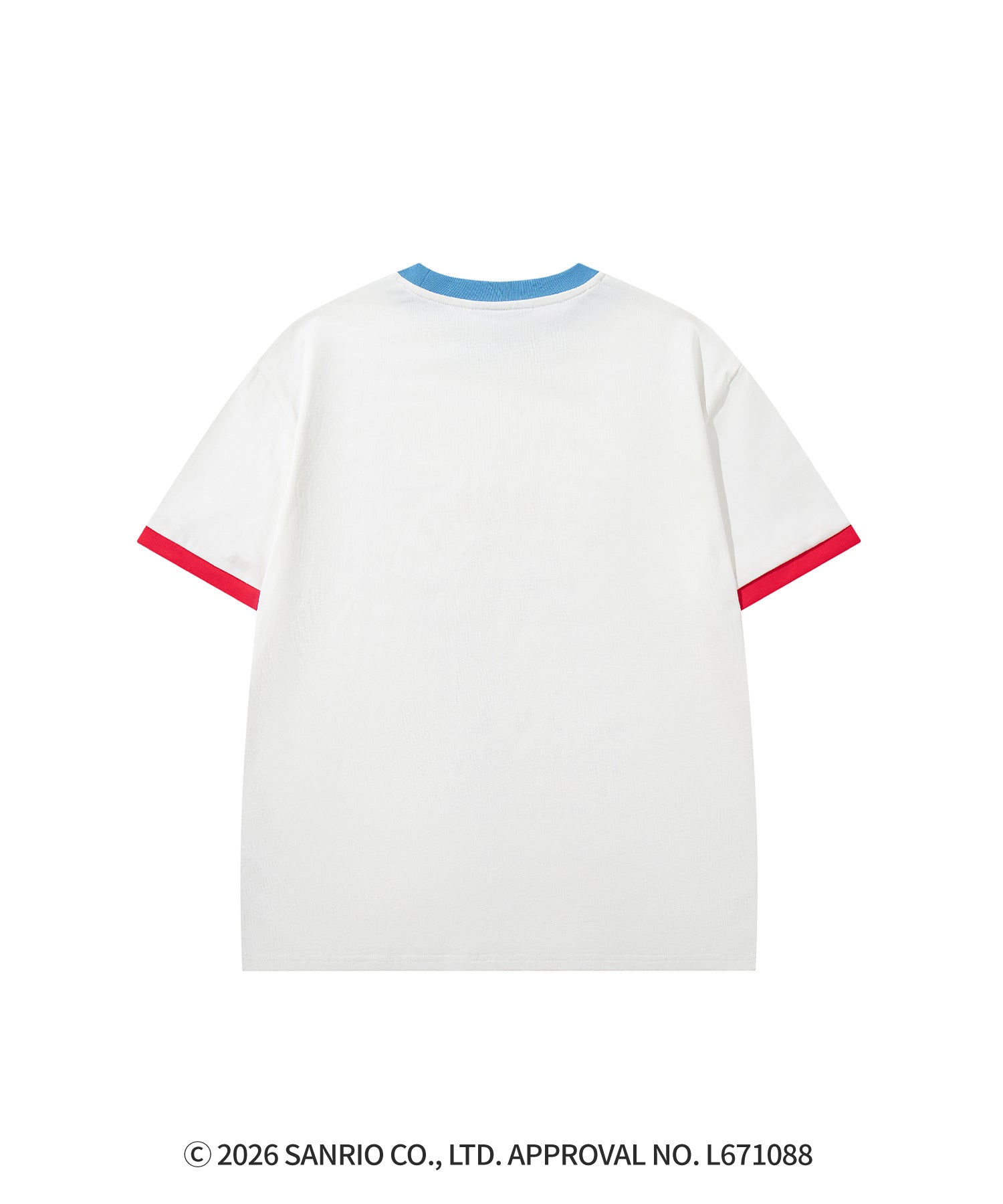 HOOK -original-　サンリオキャラクターズ コラボ 配色プリントTシャツ