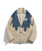 【HOOK】Unique Denim Mixed-Material Tailored Jacket
