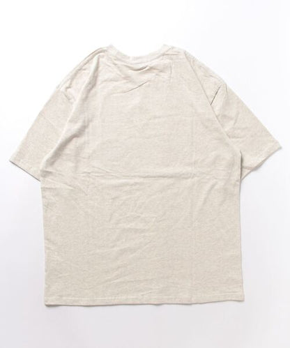 【HOOK】古着風フロントプリントビッグTEE