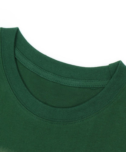 【HOOK】古着風フロントプリントビッグTEE