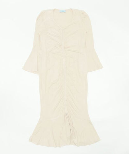 【Jasmine】たくし上げマーメイドカットソーワンピース　（OG)