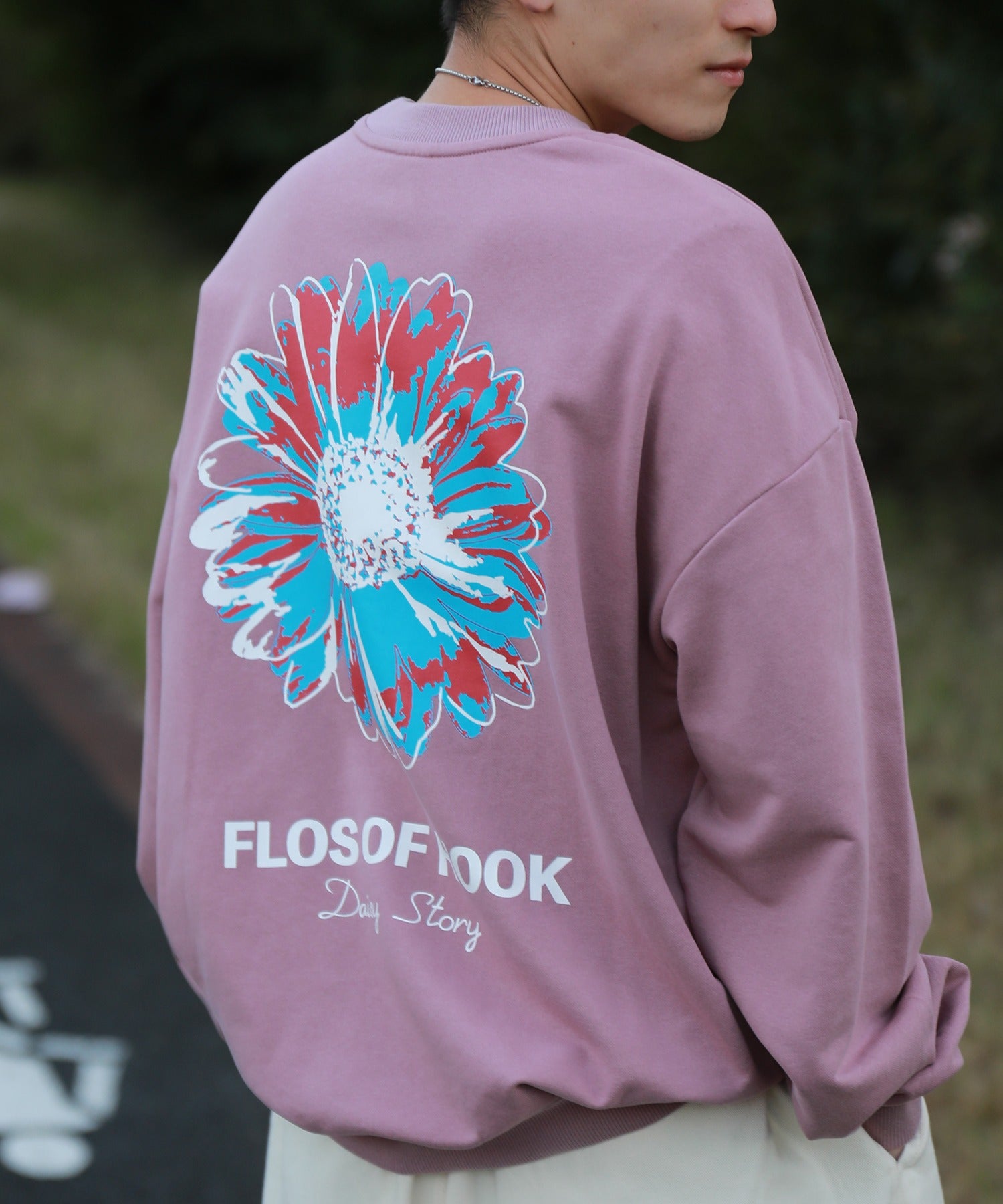 [HOOK -original-] Pop Margaret back print sweatshirt