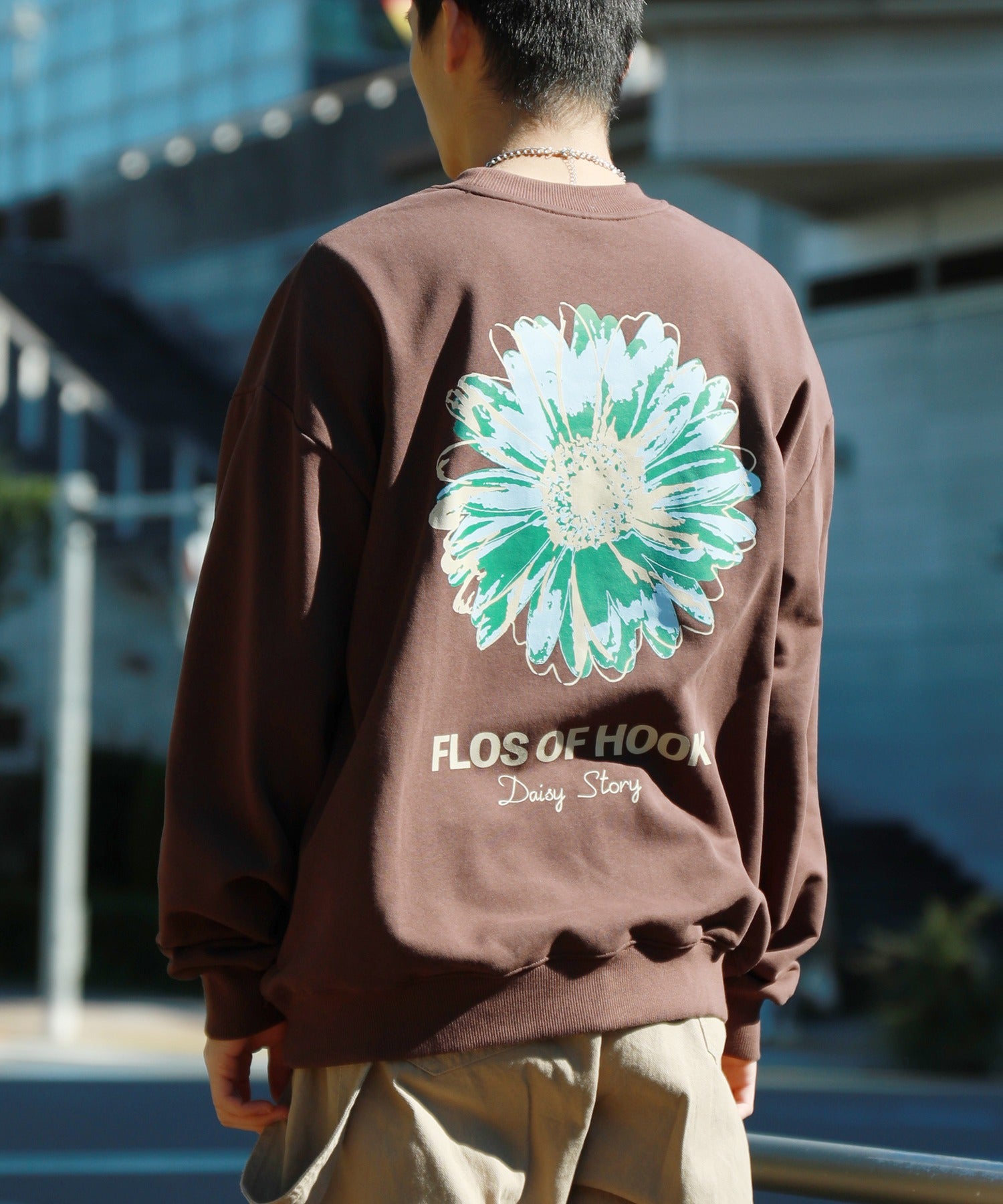 [HOOK -original-] Pop Margaret back print sweatshirt