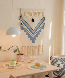 ボヘミアン風　タペストリー　壁ラッグ