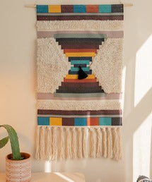 ボヘミアン風　タペストリー　壁ラッグ