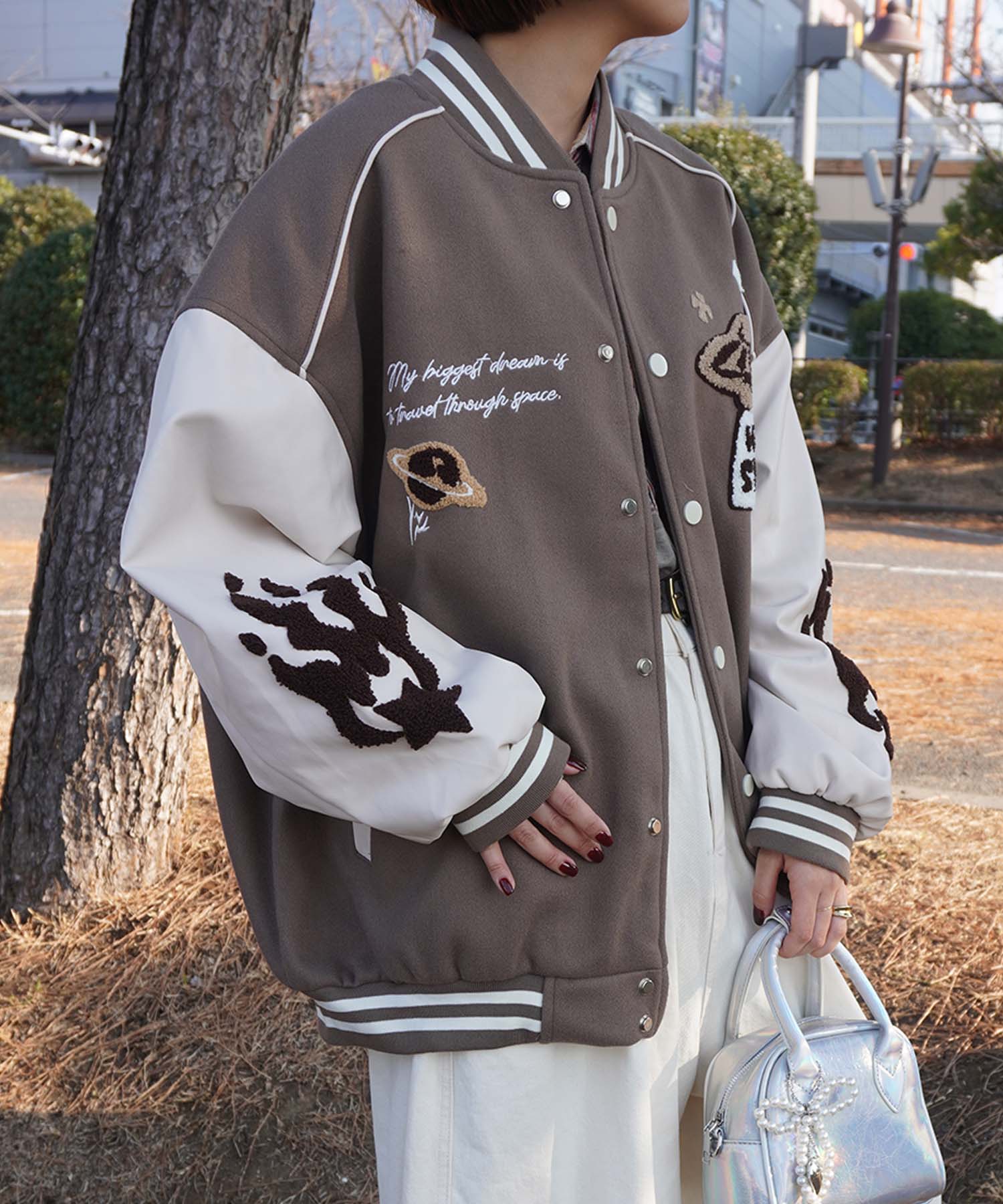 HOOK -original-　サガラ刺繍ワッペンスタジャン