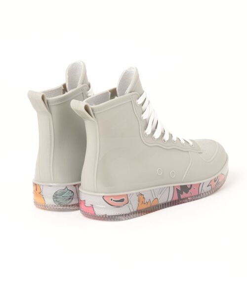 aimoha menレースアップレインブーツ