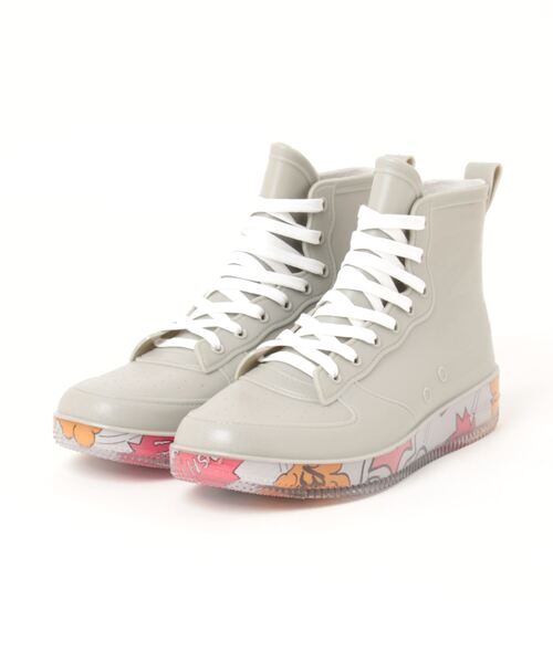 aimoha menレースアップレインブーツ