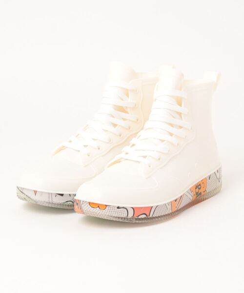 aimoha menレースアップレインブーツ