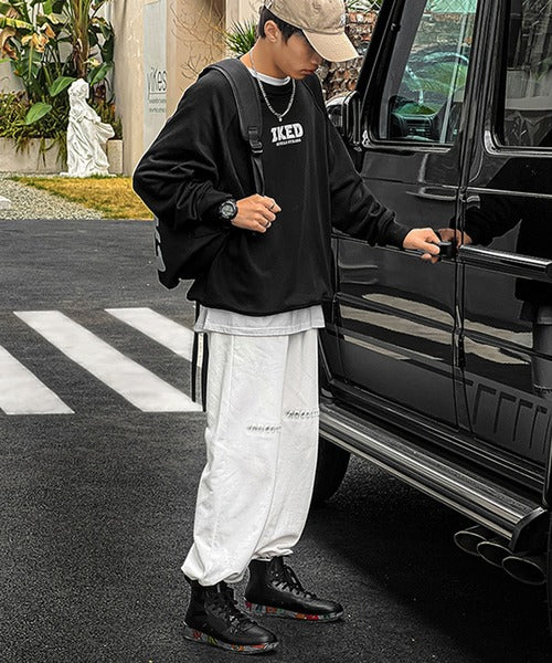 aimoha menレースアップレインブーツ