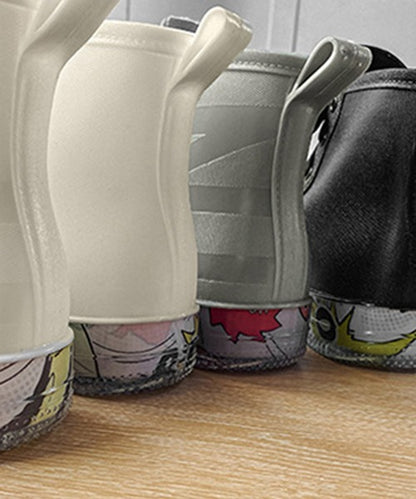 aimoha menレースアップレインブーツ