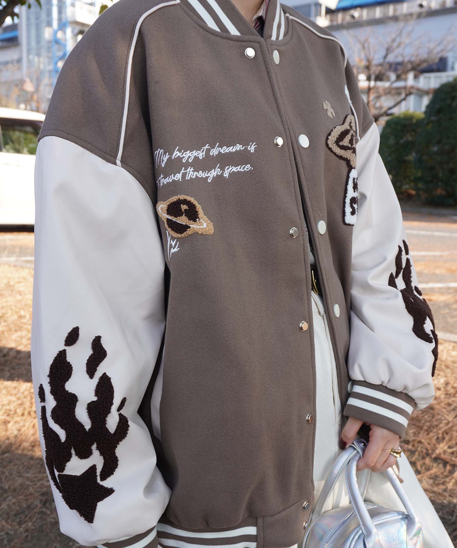 HOOK -original-　サガラ刺繍ワッペンスタジャン