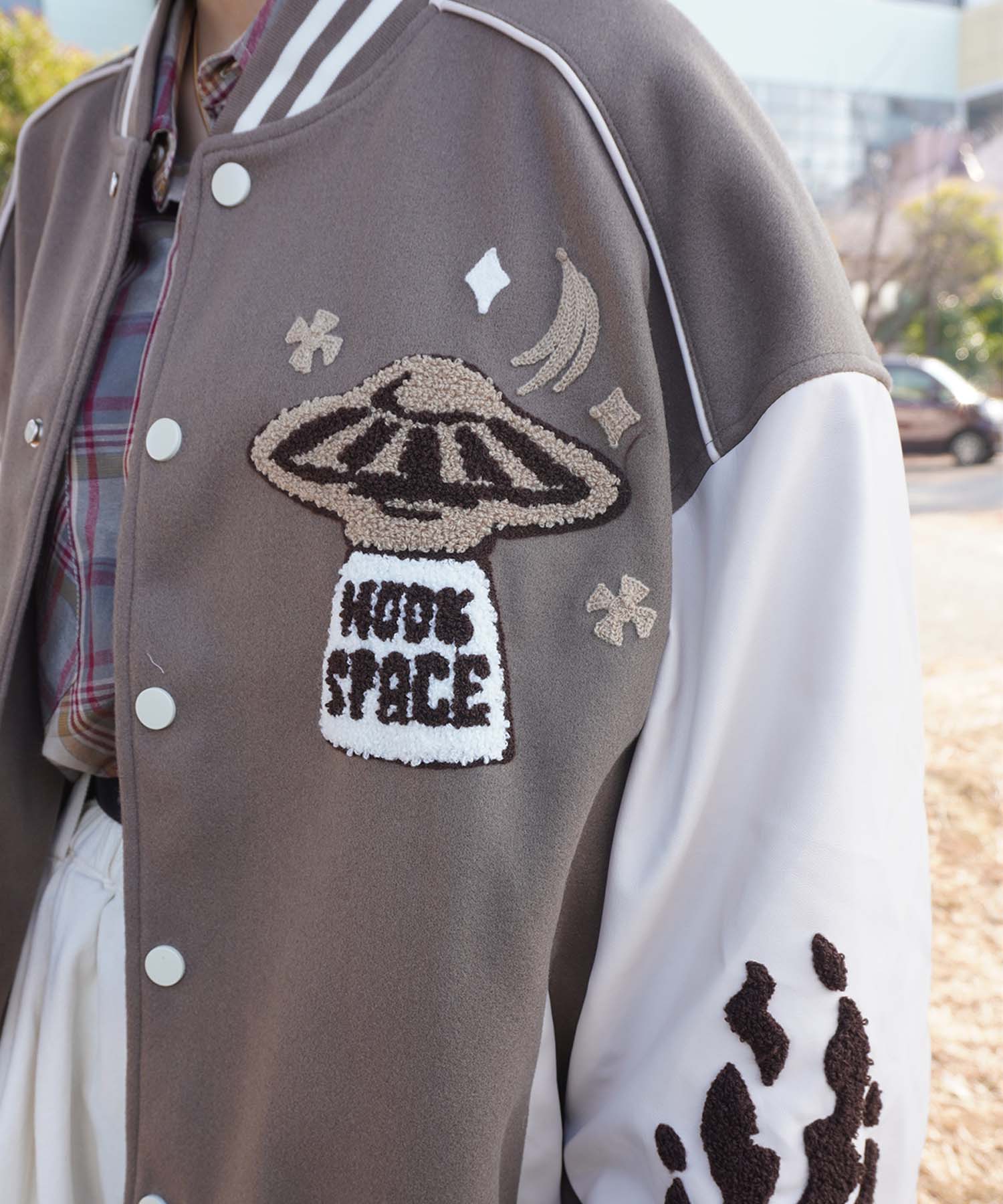 HOOK -original-　サガラ刺繍ワッペンスタジャン