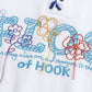 [HOOK -original-] Vintage style fringe embroidery lace-up polo collar sweatshirt