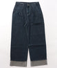 【 aimoha Men's 】ワイドデニムパンツ