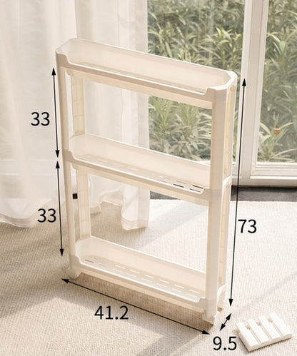 隙間充実　収納 極細キャスター付きラック