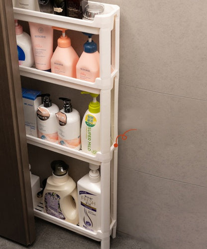 隙間充実　収納 極細キャスター付きラック