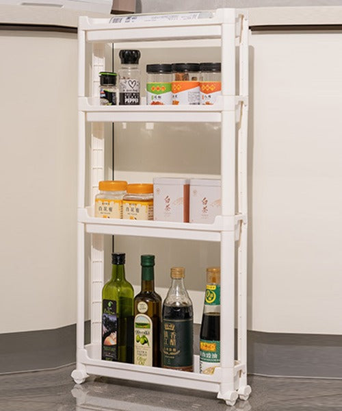 隙間充実　収納 極細キャスター付きラック