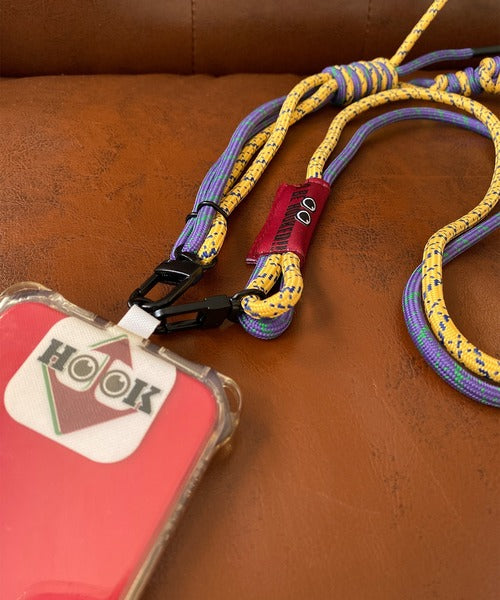 【HOOK -original- 】マルチ編みスマホショルダー