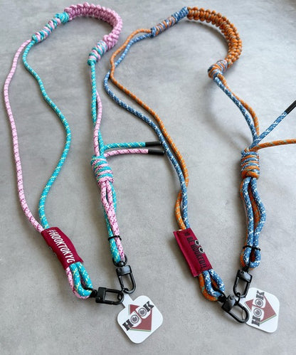 【HOOK -original- 】マルチ編みスマホショルダー