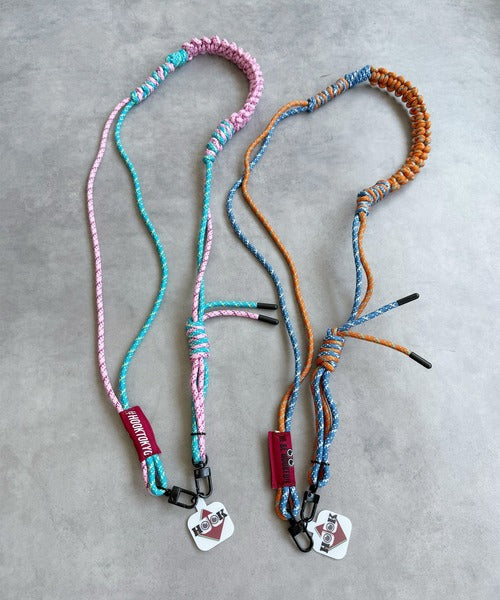 【HOOK -original- 】マルチ編みスマホショルダー