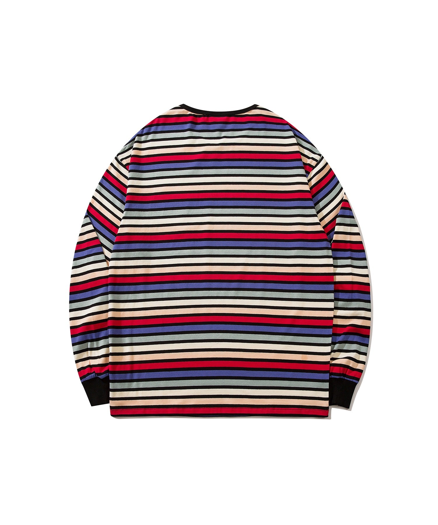 好配色⭐︎カステルバジャック カラフルニット アームボーダー 刺繍 ウール L程度 好配色⭐︎カステルバジャック カラフルニット アームボーダー 刺繍