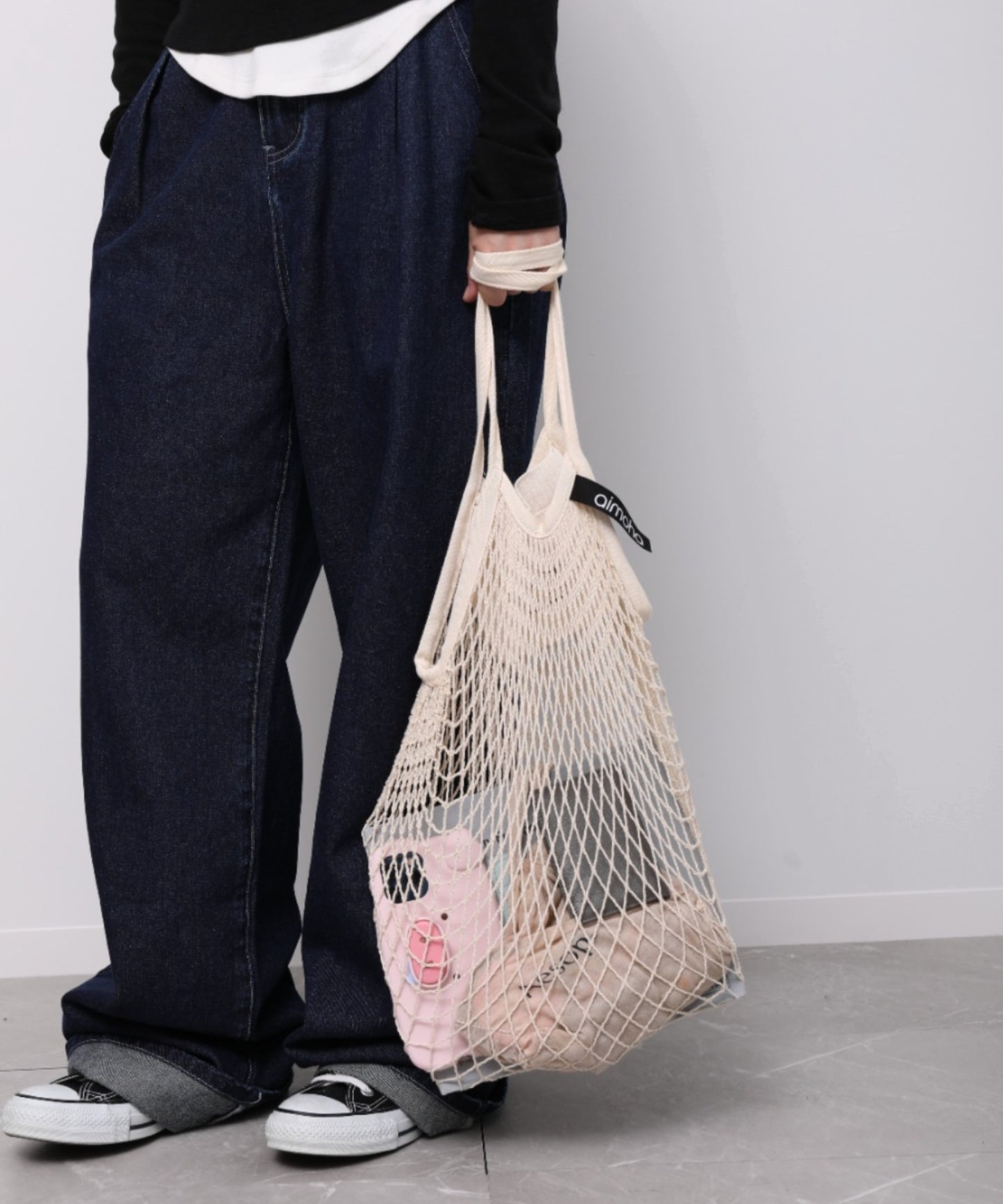 コットンメッシュバッグ