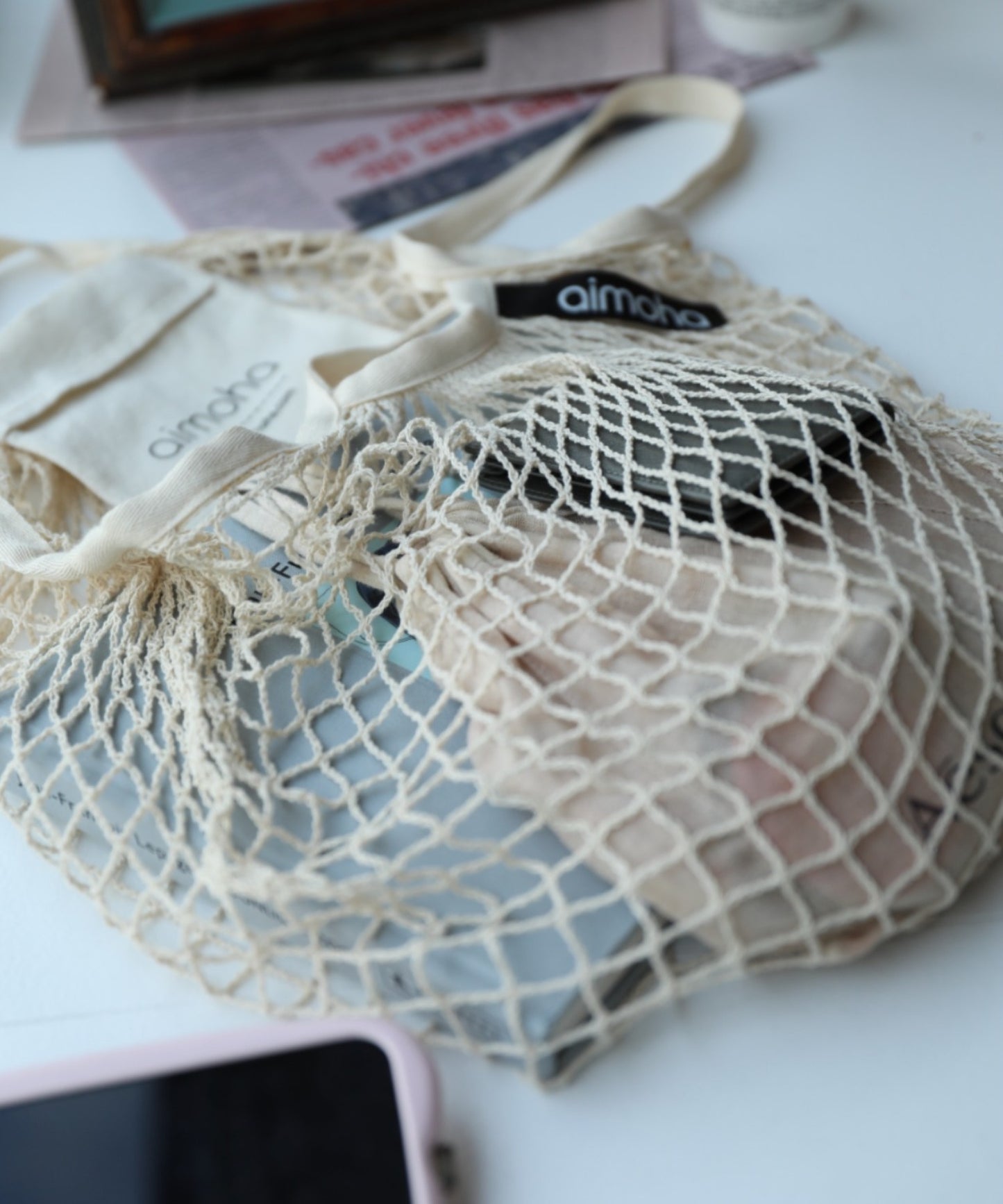 コットンメッシュバッグ