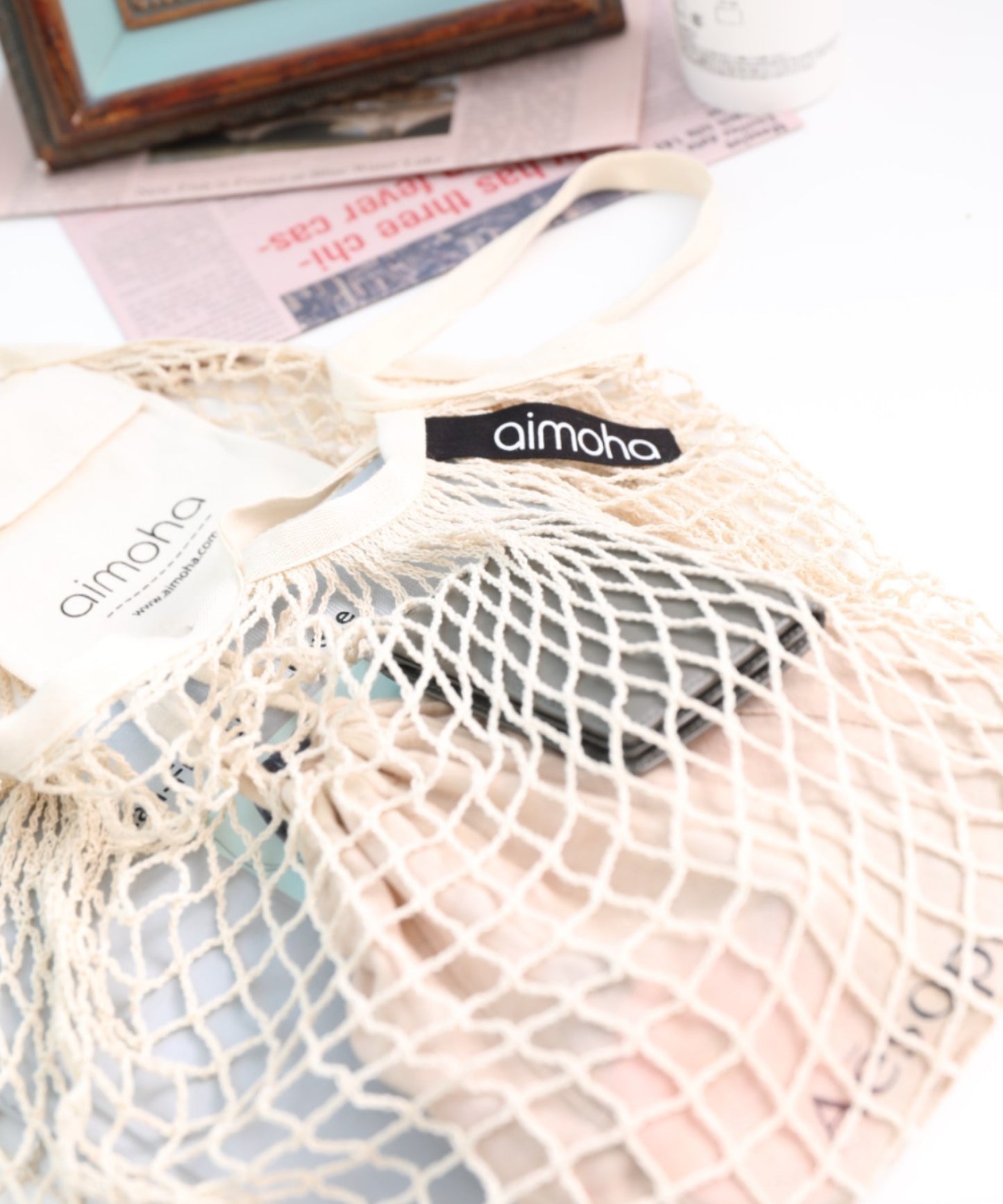 コットンメッシュバッグ