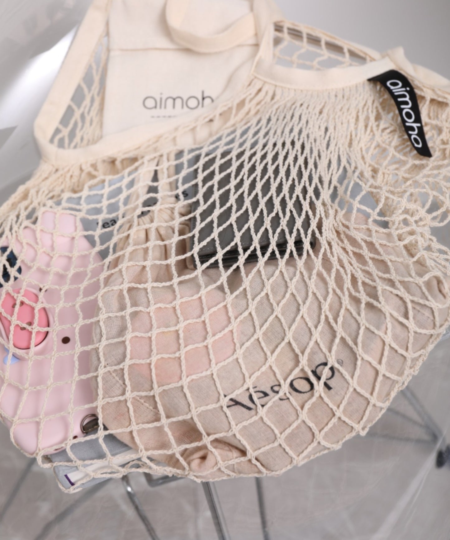 コットンメッシュバッグ