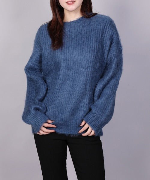 モヘアライクニットプルオーバー – 《公式》moremore（モアモア）