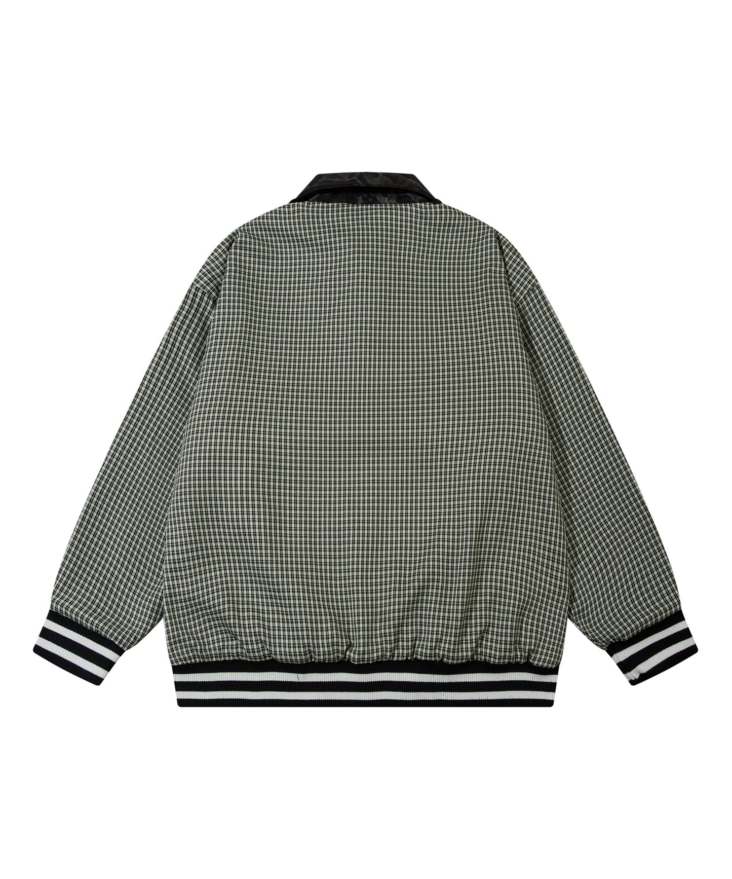 [HOOK -original-] American casual garage embroidery reversible corduroy check jacket