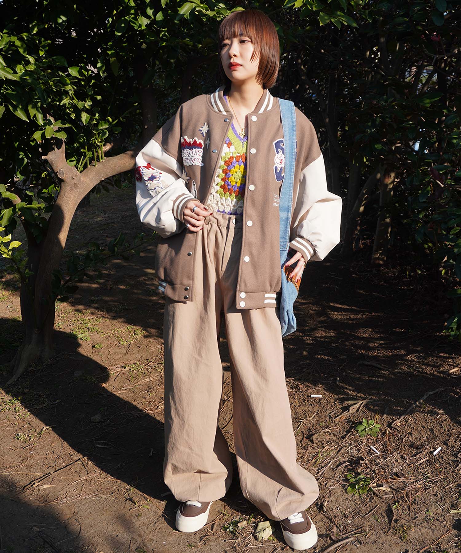 HOOK -original-　サガラ刺繍ワッペンスタジャン