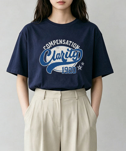 aimoha/ヴィンテージロゴプリントTシャツ